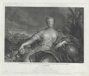Prinses van Frankrijk Elisabeth door Artist Unknown