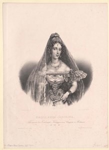 Prinses van Savoyen-Sardinien Maria Anna door Artist Unknown
