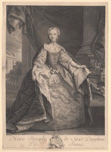 Prinses van Saksen Josefa door Artist Unknown