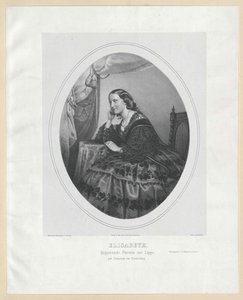 Prinses van Schwarzburg-Rudolstadt Elisabeth door Artist Unknown