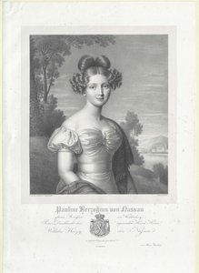 Prinses van Württemberg Pauline door Artist Unknown