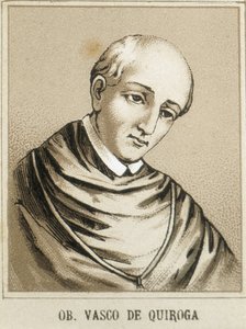 QUIROGA, Vasco de (1470-1565). Eerste bisschop van Michoacan, Mexico en een van de rechters (oidores) in de tweede Audiencia die Nieuw-Spanje bestuurde.