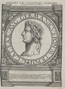 Romeinse keizer Caligula door Artist Unknown