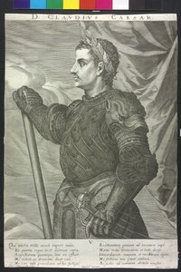 Romeinse keizer Claudius door Artist Unknown