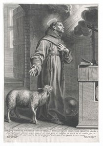 Sint Franciscus van Assisi door Artist Unknown