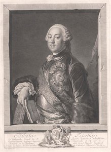St. Nicolaas graaf Esterhazy van Galantha door Artist Unknown
