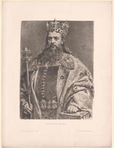 De grote koning van Polen Casimir III door Artist Unknown