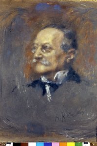 Portret van Arrigo (of Enrico) Boito (1842-1918), Italiaanse componist en schrijver. (Pastel van Rietti).
