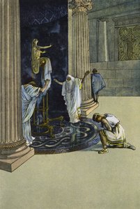 Orestes wordt door Apollo bevolen naar Tauris te gaan en het beeld van Artemis naar Athene te brengen