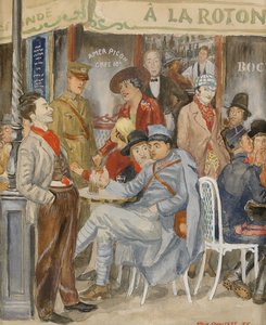 Café La Rotonde Moise Kisling tijdens de feestdagen