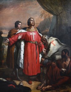 Frans: Saint Louis visiterant les pestiférés door Ary Scheffer