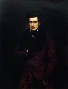 Portret van Armand Carrel 1800-1836, 1833 door Ary Scheffer