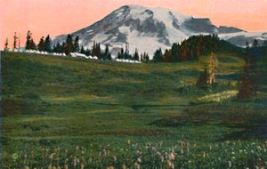 Kamp van de wolken, Mount Rainier