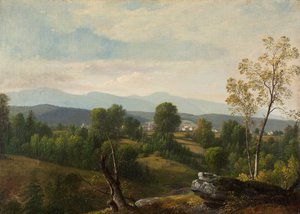 Uitzicht op de vallei door Asher Brown Durand