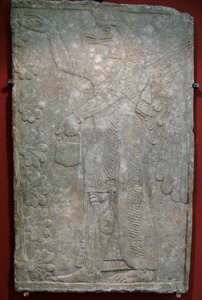 Reliëf uit het paleis van Ashurnasirpal II in Kalhu, Nimrud, 9e eeuw v.Chr. door Assyrian Art.