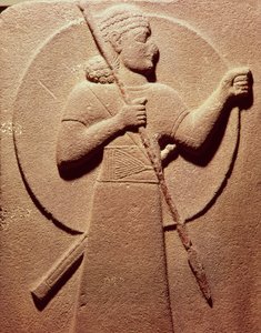 Reliëf van een Hettitische krijger, uit Carchemish, 11e-9e eeuw v.Chr.