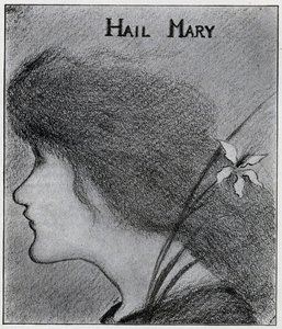 Wees gegroet Maria door Aubrey Beardsley