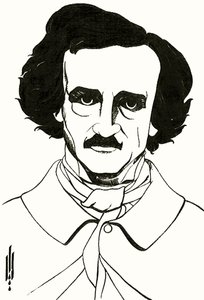Portret van Edgar Allan Poe, 1894