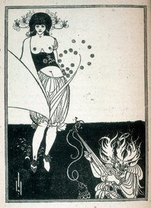 Salome, illustratie van het toneelstuk geschreven door Oscar Wilde