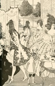 De Roof van de Lok, 1896, 1928 door Aubrey Beardsley