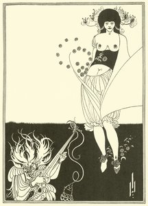 De buikdans door Aubrey Beardsley