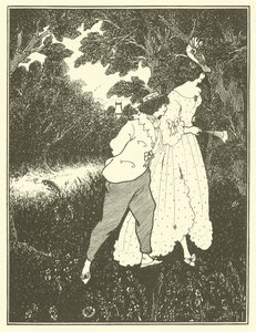 De drie muzikanten door Aubrey Beardsley