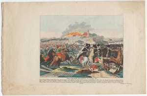 De slag bij Eckau op 19 juli 1812 door August Friedrich Andreas Campe