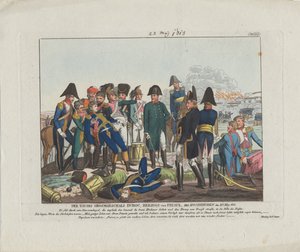 De dood van maarschalk Duroc bij Hochkirchen op 22 mei 1813 door August Friedrich Andreas Campe