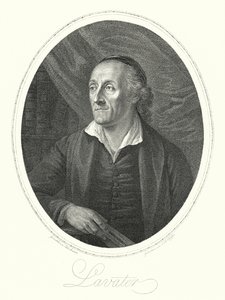 Johann Kaspar Lavater, Zwitserse theoloog, auteur en fysiognomist (gravure) door August Friedrich Oelenhainz