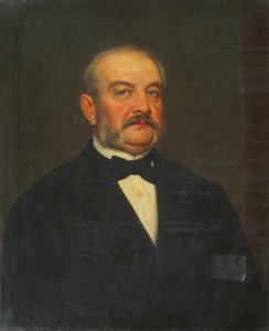 Minister Josef Lasser, Baron von Zollheim door August Georg Mayer