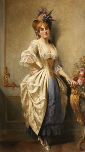 Een jonge schoonheid, 1884