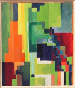 Kleurige Vormen II door August Macke