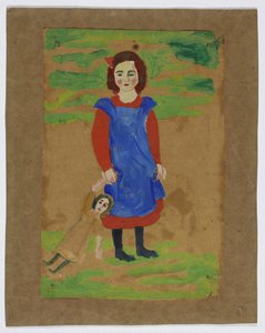 Kind met pop door August Macke