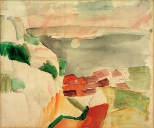 Landschap van het Meer van Murten