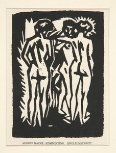 Drie Naakten door August Macke