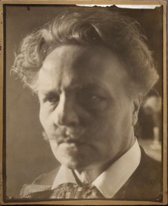 Zelfportret van August Strindberg