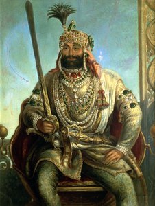 Portret van Maharaja Sher Singh, in Koninklijke Kleding