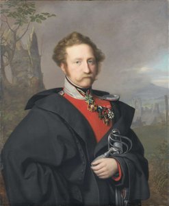 Duits: Portret Georg Kasimir Erfelijk Graaf van Isenburg-Philippseich Portret van Georg Kasimir Erfelijk Graaf van Isenburg-Philippseich