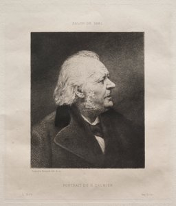 Honoré Daumier door Auguste Boulard