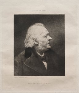 Honoré Daumier, 1881 door Auguste Boulard
