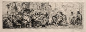 Rondreizend Circus door Auguste Brouet
