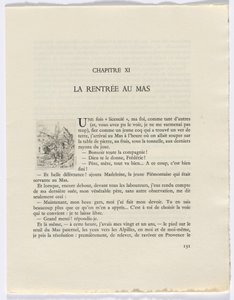Frédéric Mistral: Mémoires et Recits van Frédéric Mistral: gebouwen en bomen (pagina 131) door Auguste Brouet