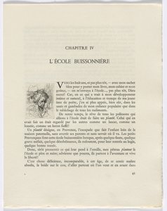 Frédéric Mistral: Mémoires et Recits van Frédéric Mistral: buste van een vrouw (pagina 41) door Auguste Brouet