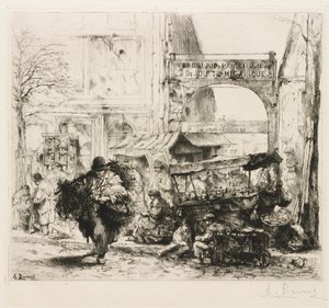 Een Ochtend op de Avenue de Clichy door Auguste Brouet