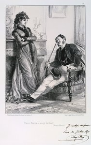 Pauvre Nini, je hebt hond gegeten!, Beleg van Parijs door Auguste Bry