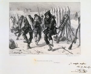 Beleg van Parijs, Frans-Duitse Oorlog, 1870-1871 door Auguste Bry