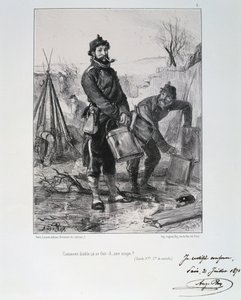 Soldaten van de Garde Nationale, Beleg van Parijs, 1870-1871