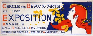 Tentoonstelling van Schone Kunsten in Luik, ca. 1895 (poster)
