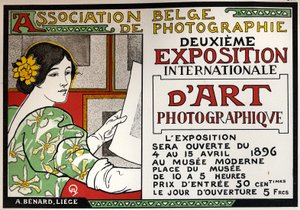 Fotografische kunsttentoonstelling in het Musee Moderne, Brussel