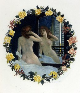 Illustratie door Auguste François Gorguet voor ""Le Lys rouge"" van Anatole France. 1894. door Auguste Francois Gorguet